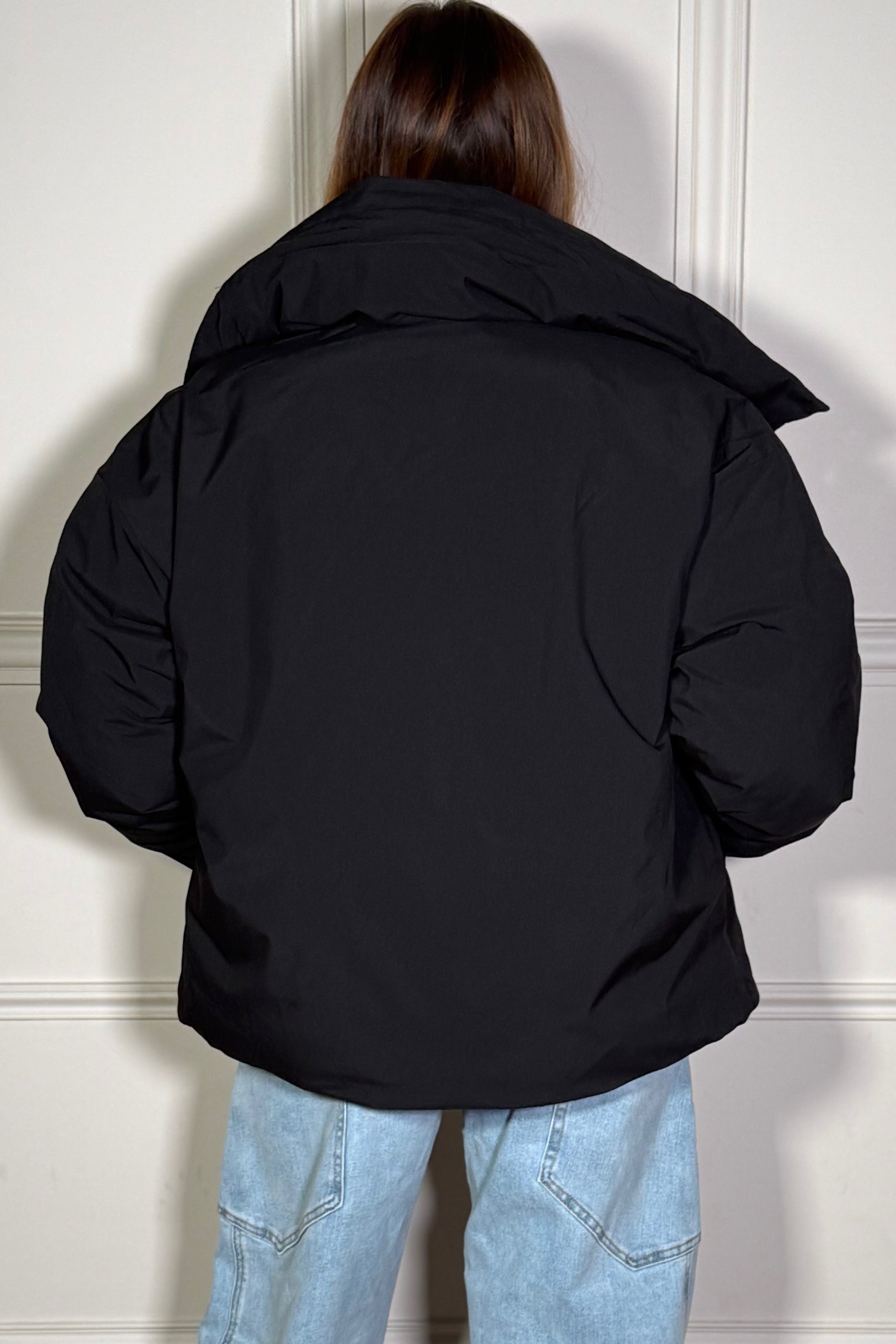 Doudoune Croisée Col Montant - Chaleur et Élégance Urbaine