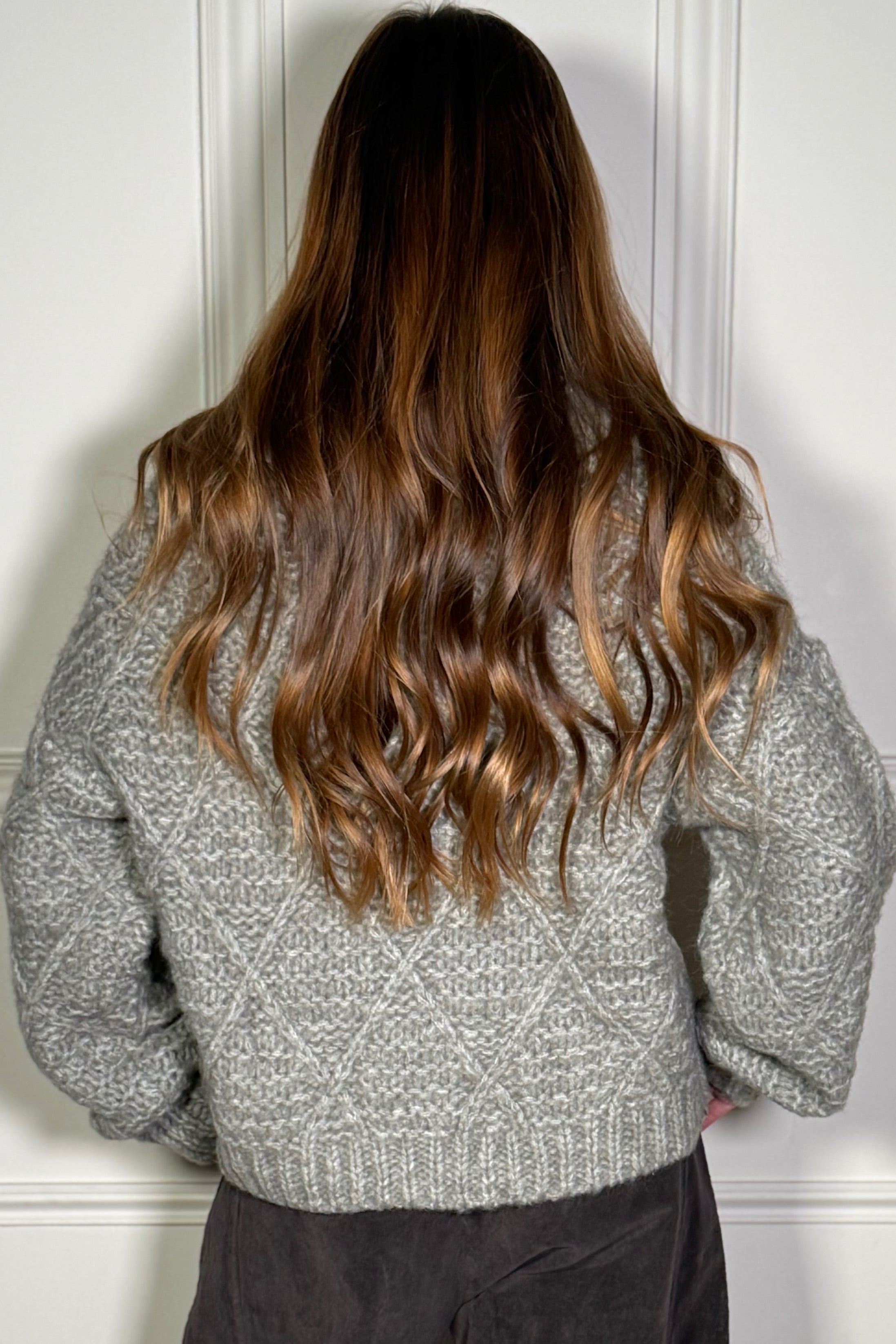 Gilet Femme à Zip avec Torsades - Confort et Élégance