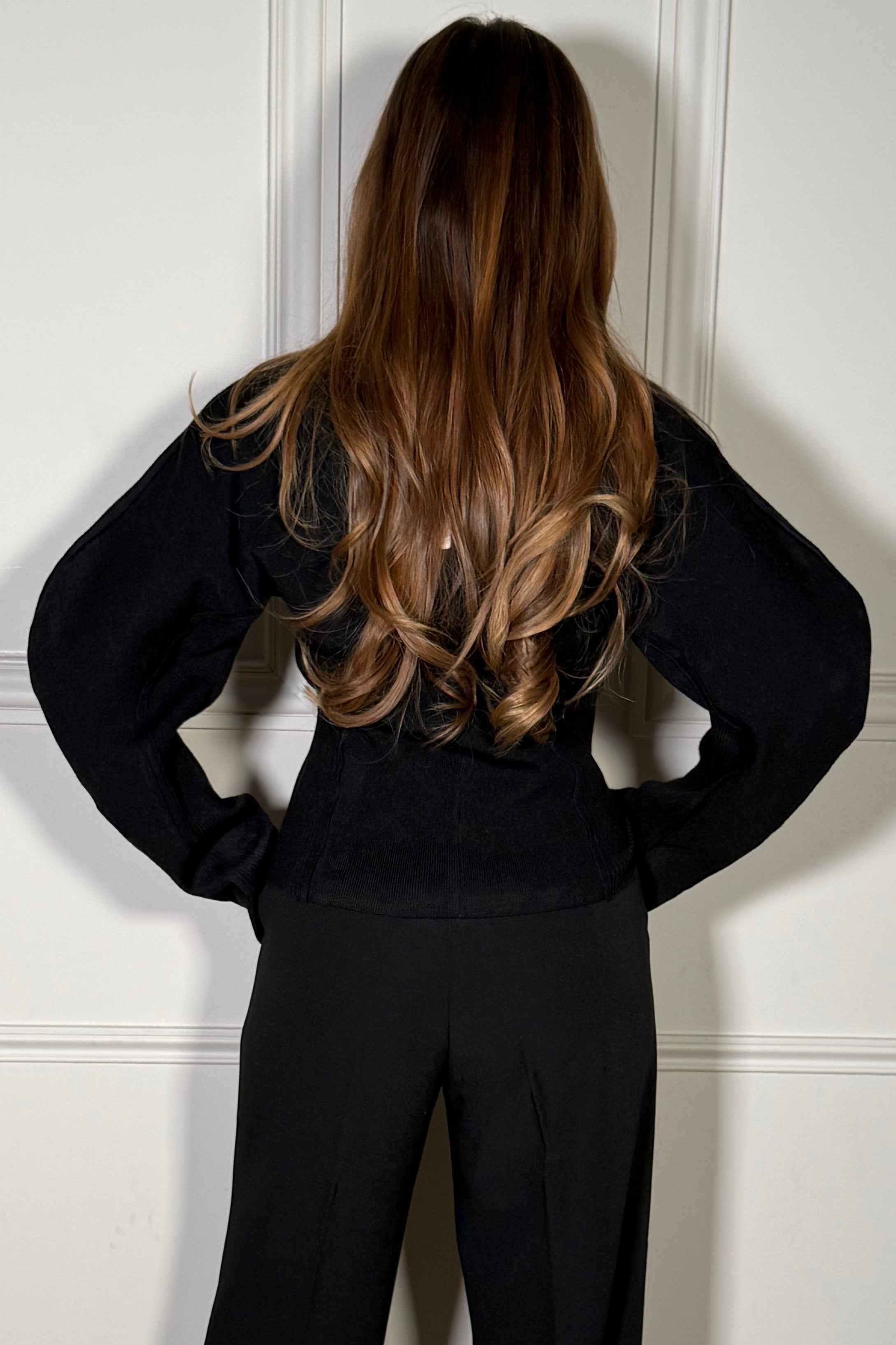 Gilet Cintré Manches Barrel Élégant - Femme