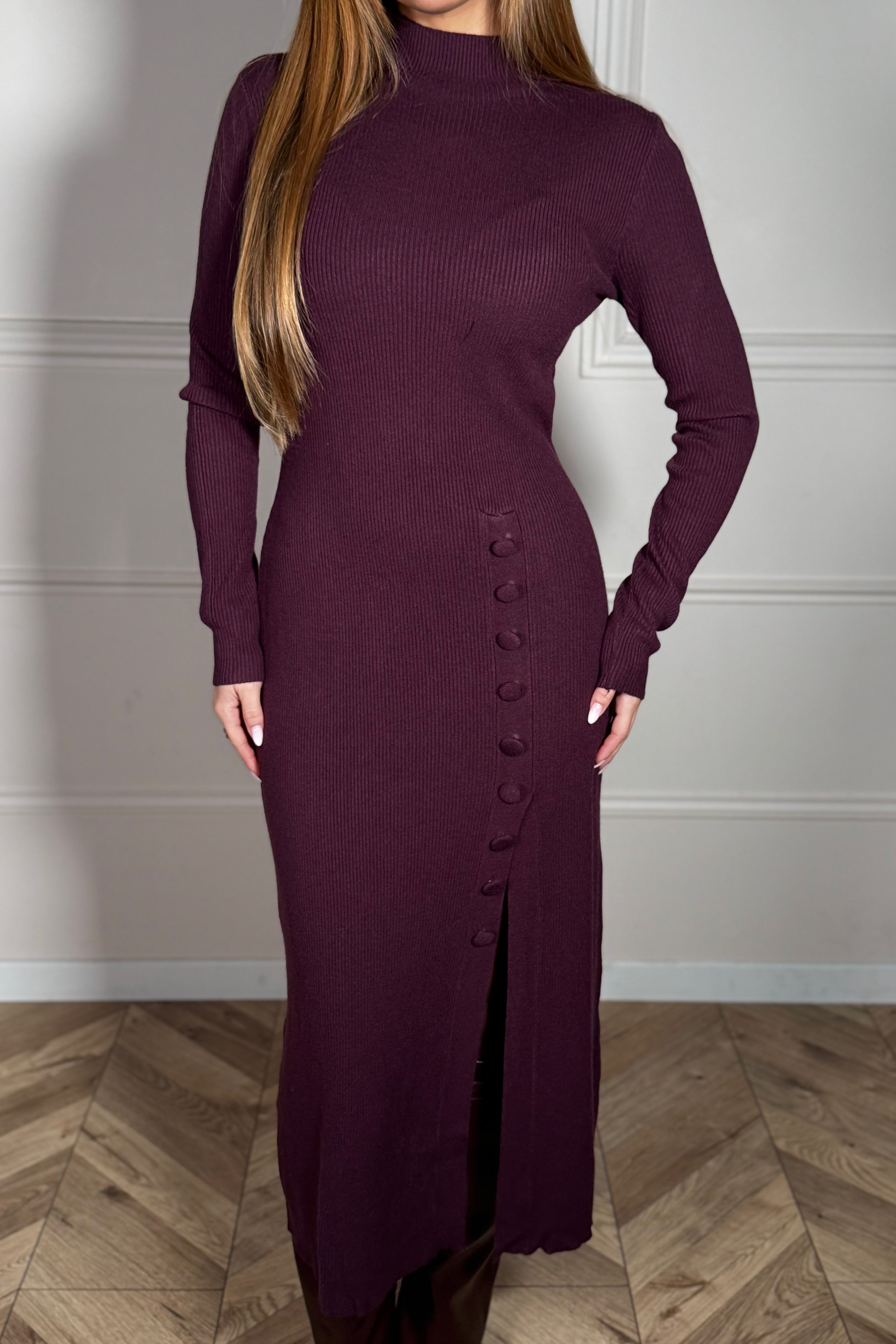 Zoom sur les finitions et la qualité du tissu de la robe