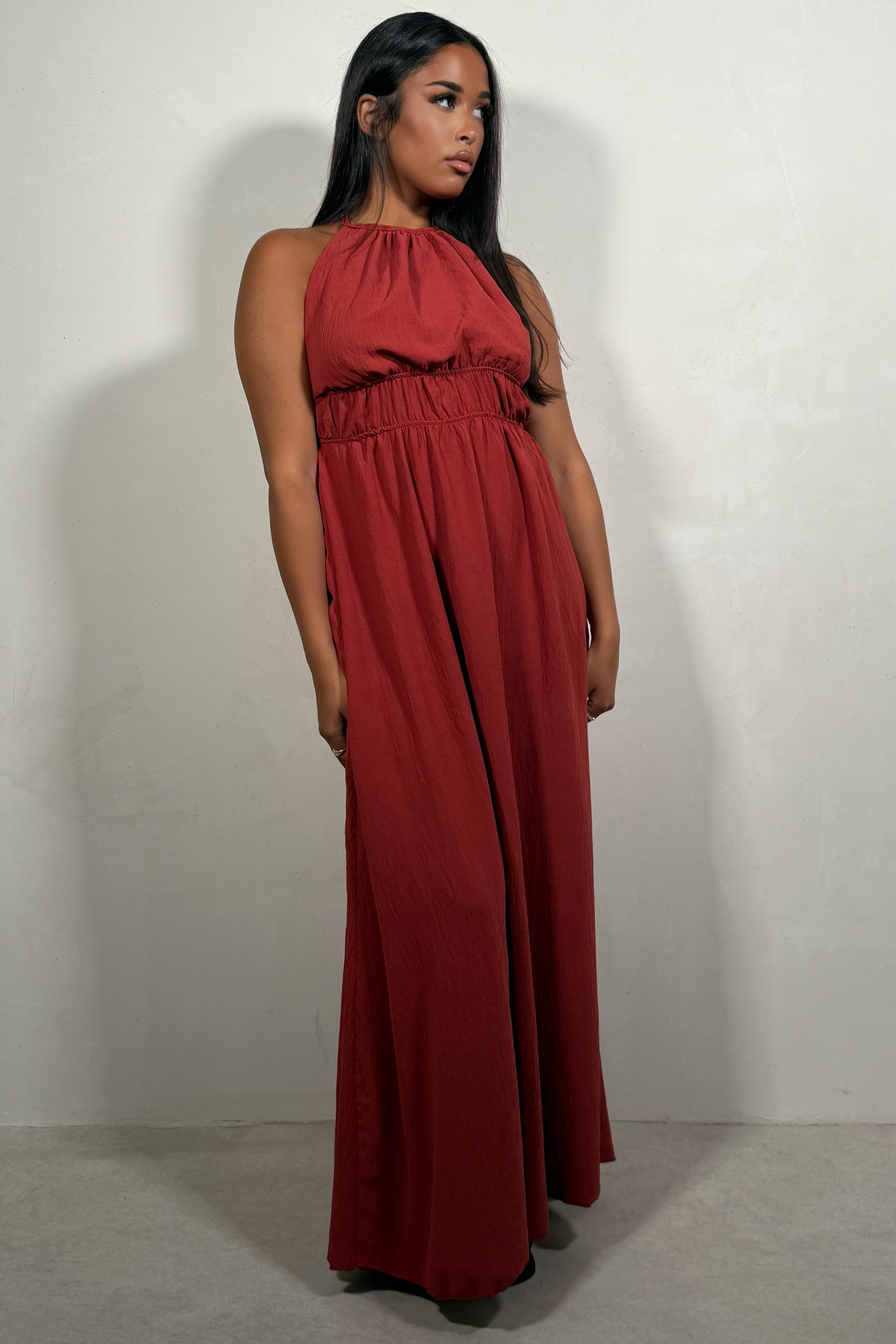 Robe Longue Fluide Femme — Légère & Élégante