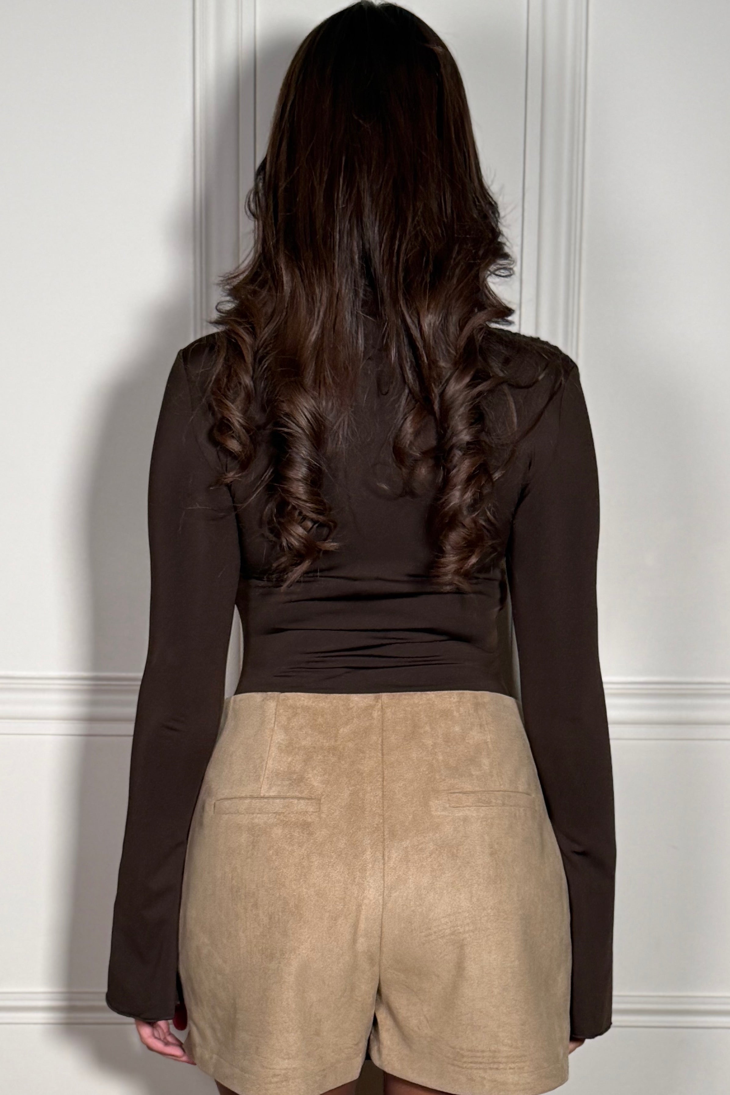 Body Col Montant Manches Evasées