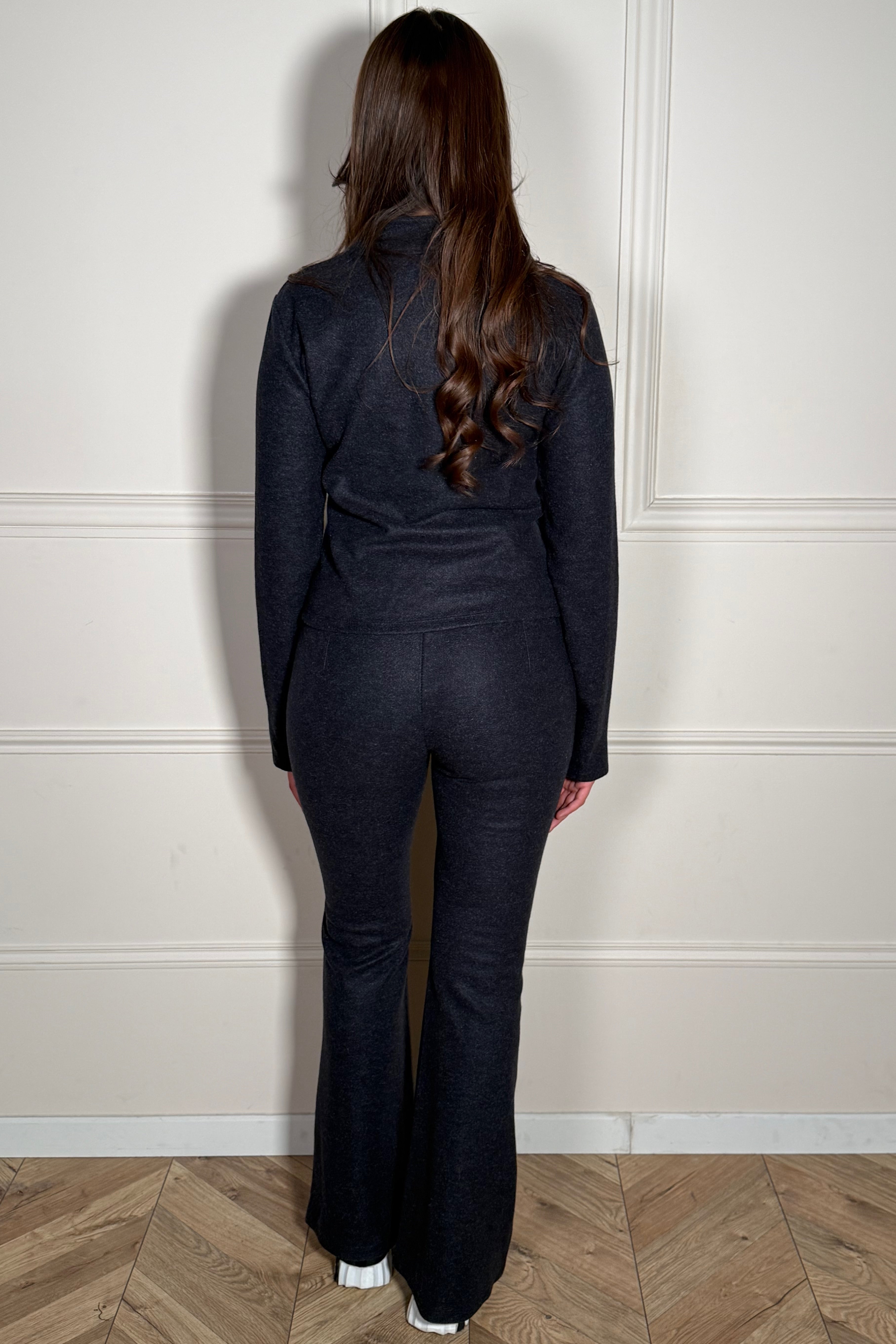 Ensemble Feutré Gilet et Pantalon Femme - Matière Noble et Élégance Coordonnée