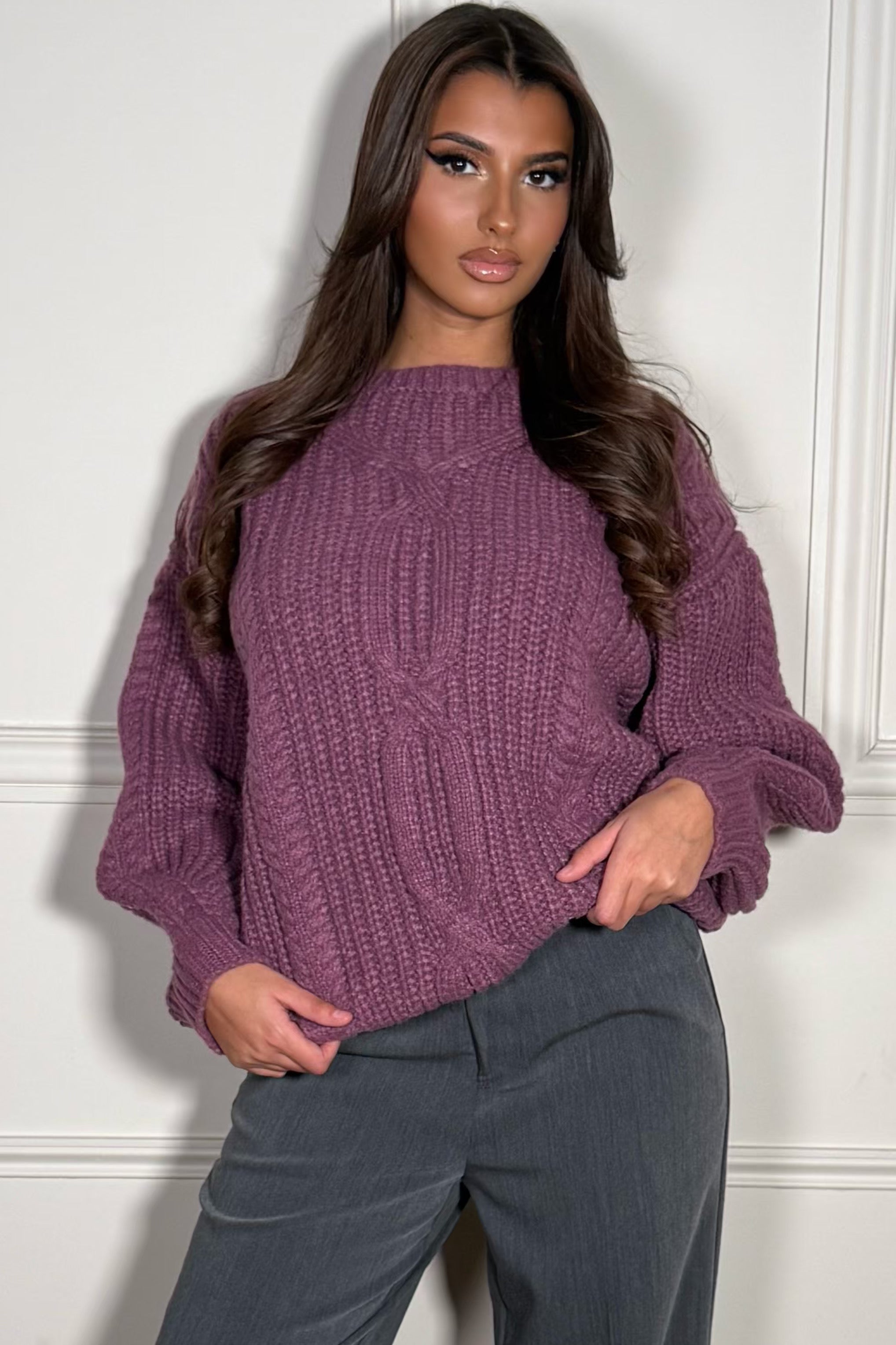 Pull côtelé torsades femme, tricot texturé avec relief sculptural, chaleur enveloppante