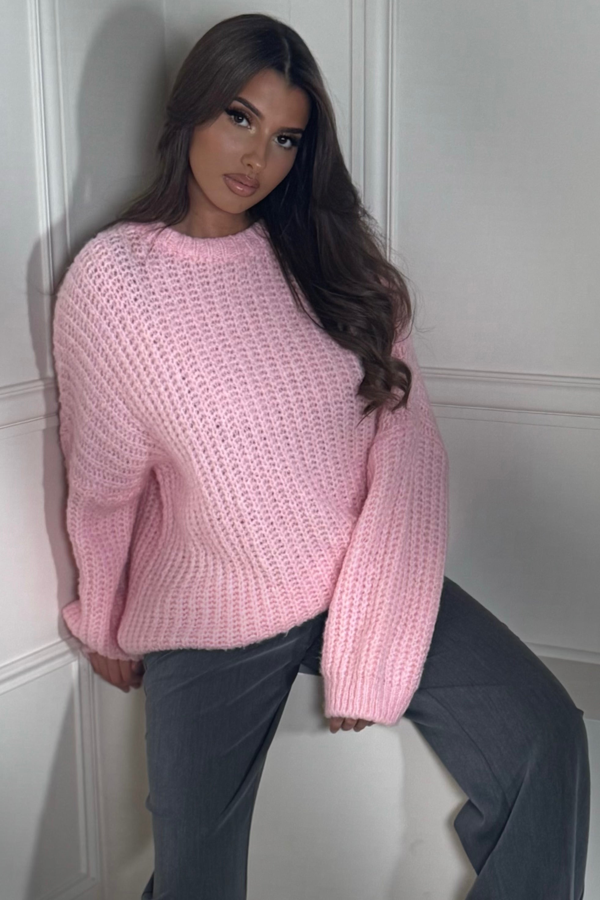 Pull Maille Chenille Col Rond Premium - Douceur Cocooning Femme