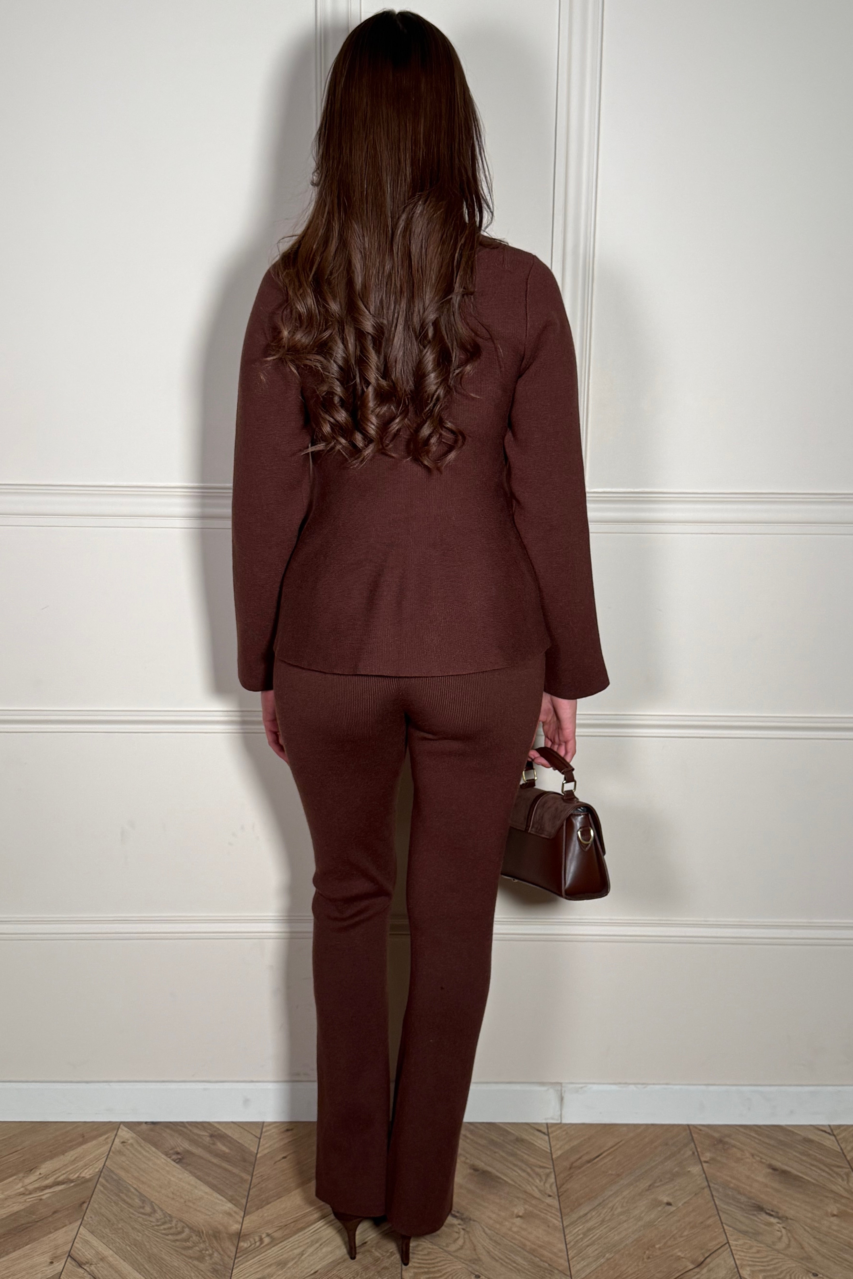 Ensemble Maille Gilet et Pantalon Femme - Coordonné Chic et Confort Absolu