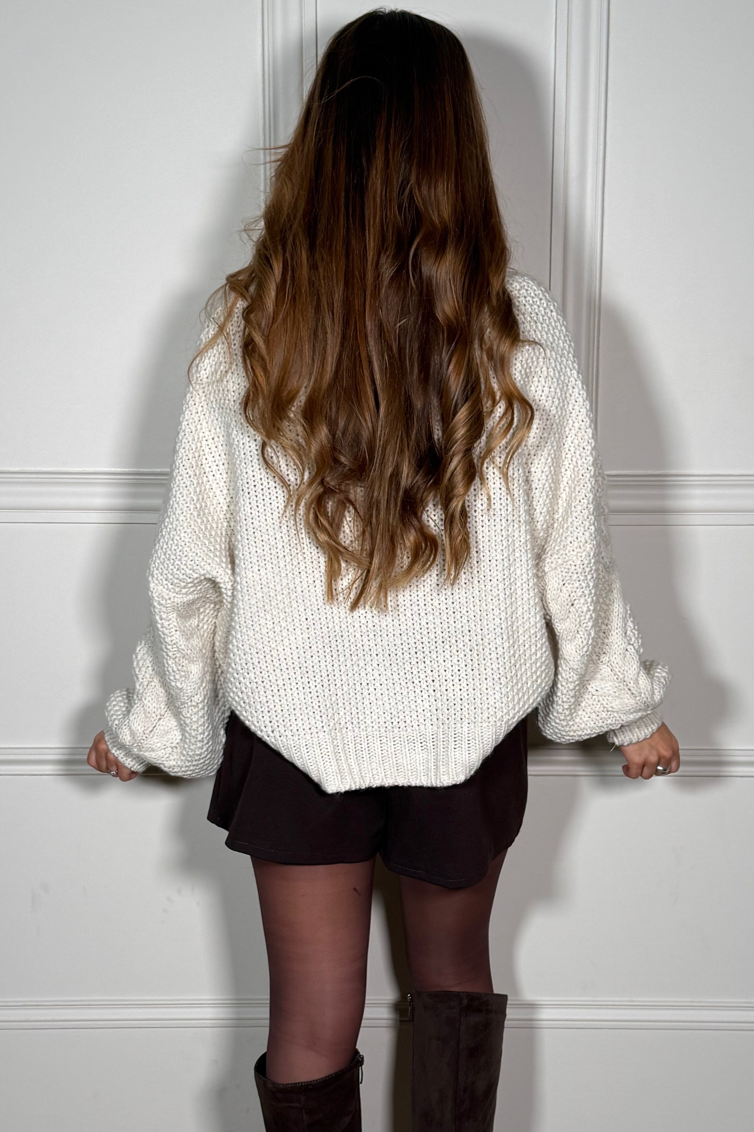 Pull Ample Torsadé - Maille Texturée Cocooning