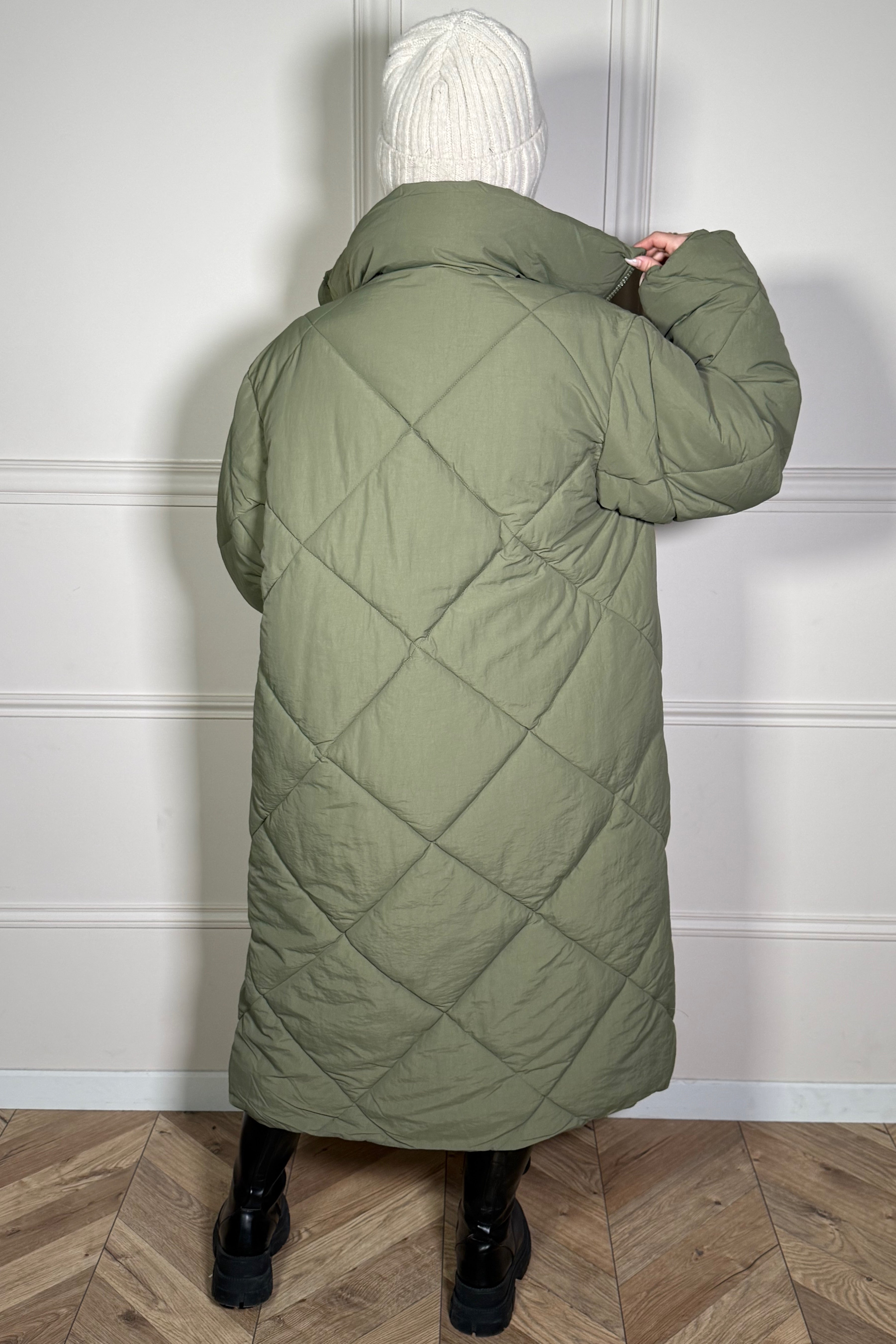 Doudoune Longue Oversize Femme - Manteau Chaud Hiver Matelassé