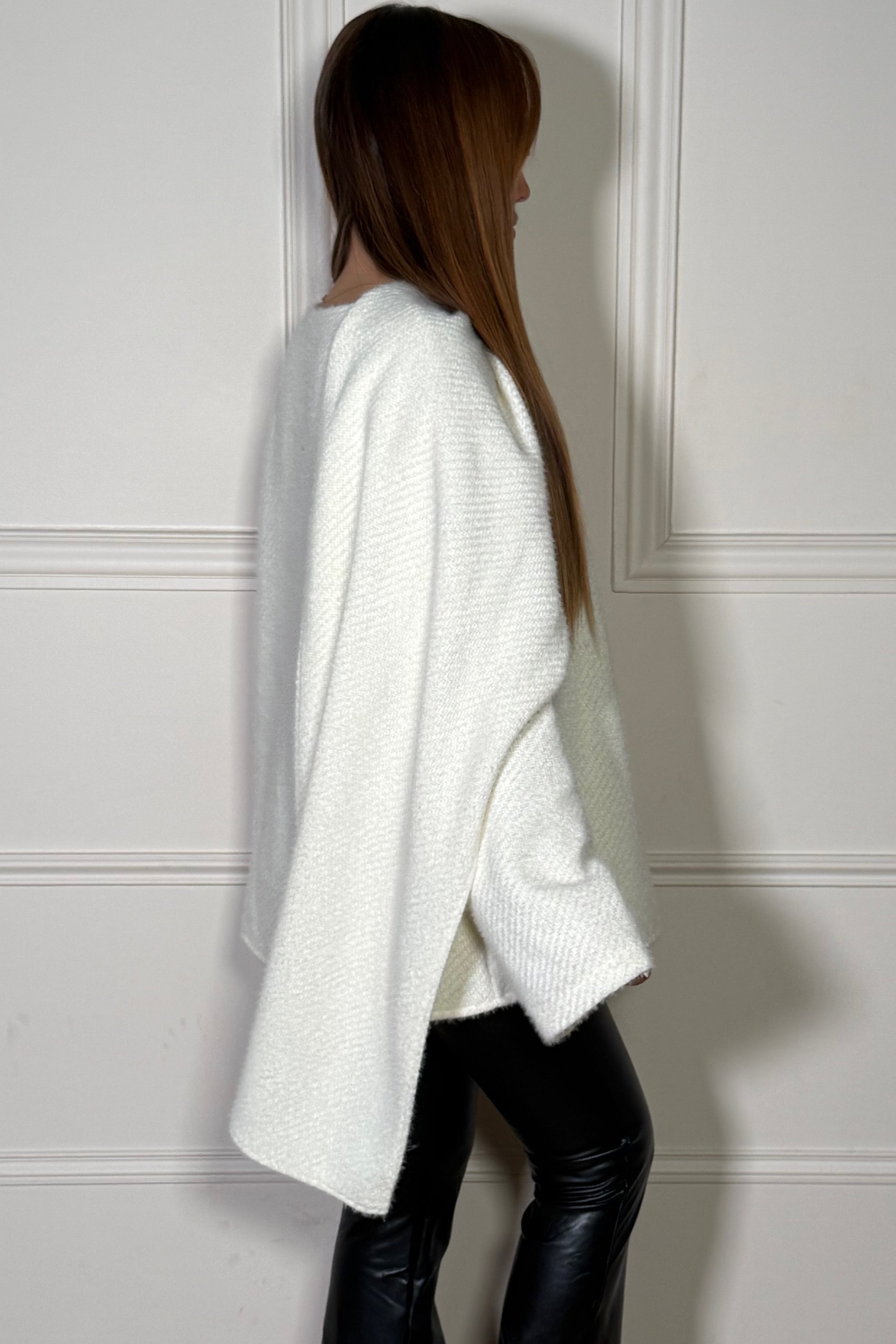 Pull Pilou Doux avec Écharpe Intégrée Femme - Cocooning Ultime