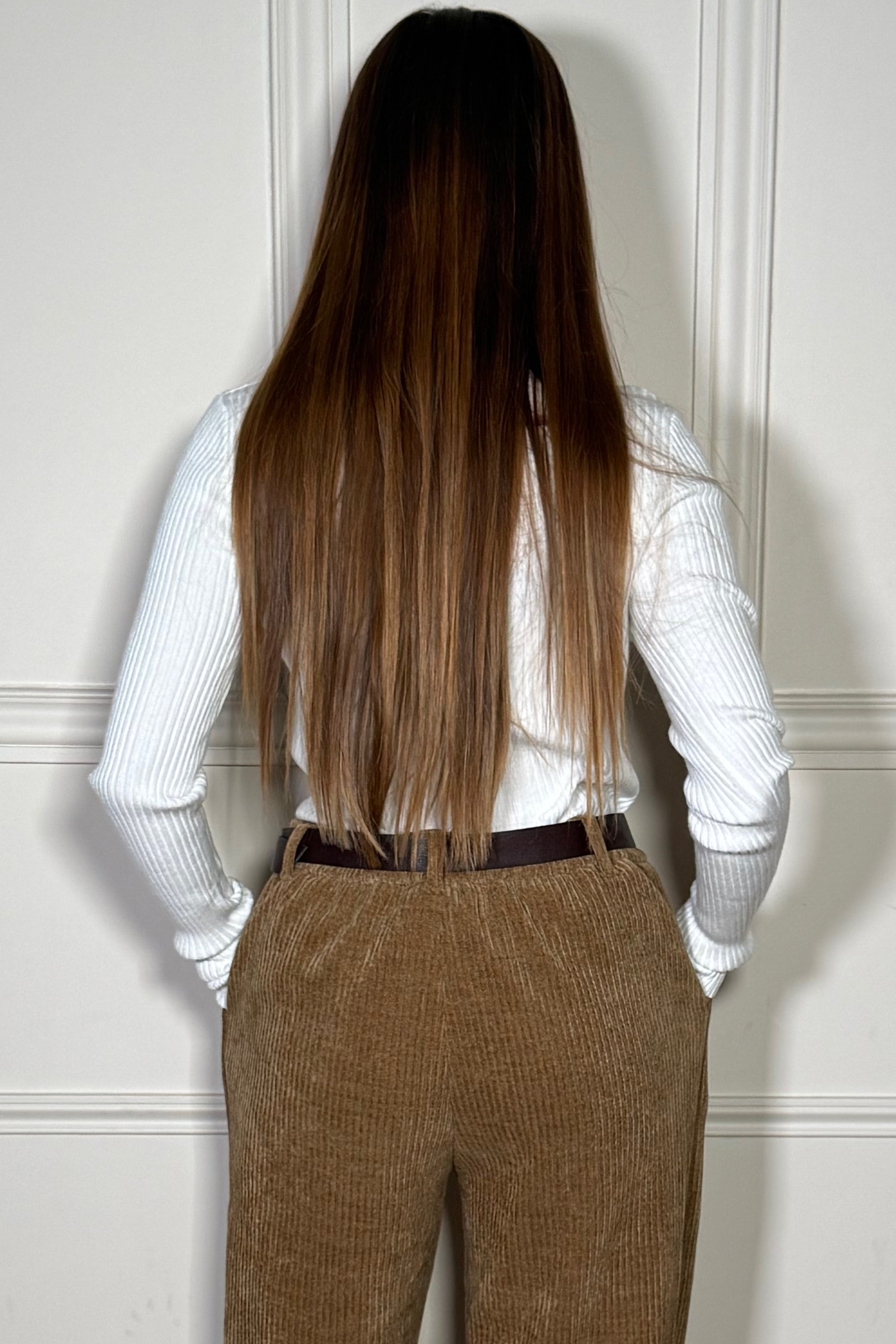 Pull Côtelé Col Montant Femme - Douceur & Élégance Intemporelle