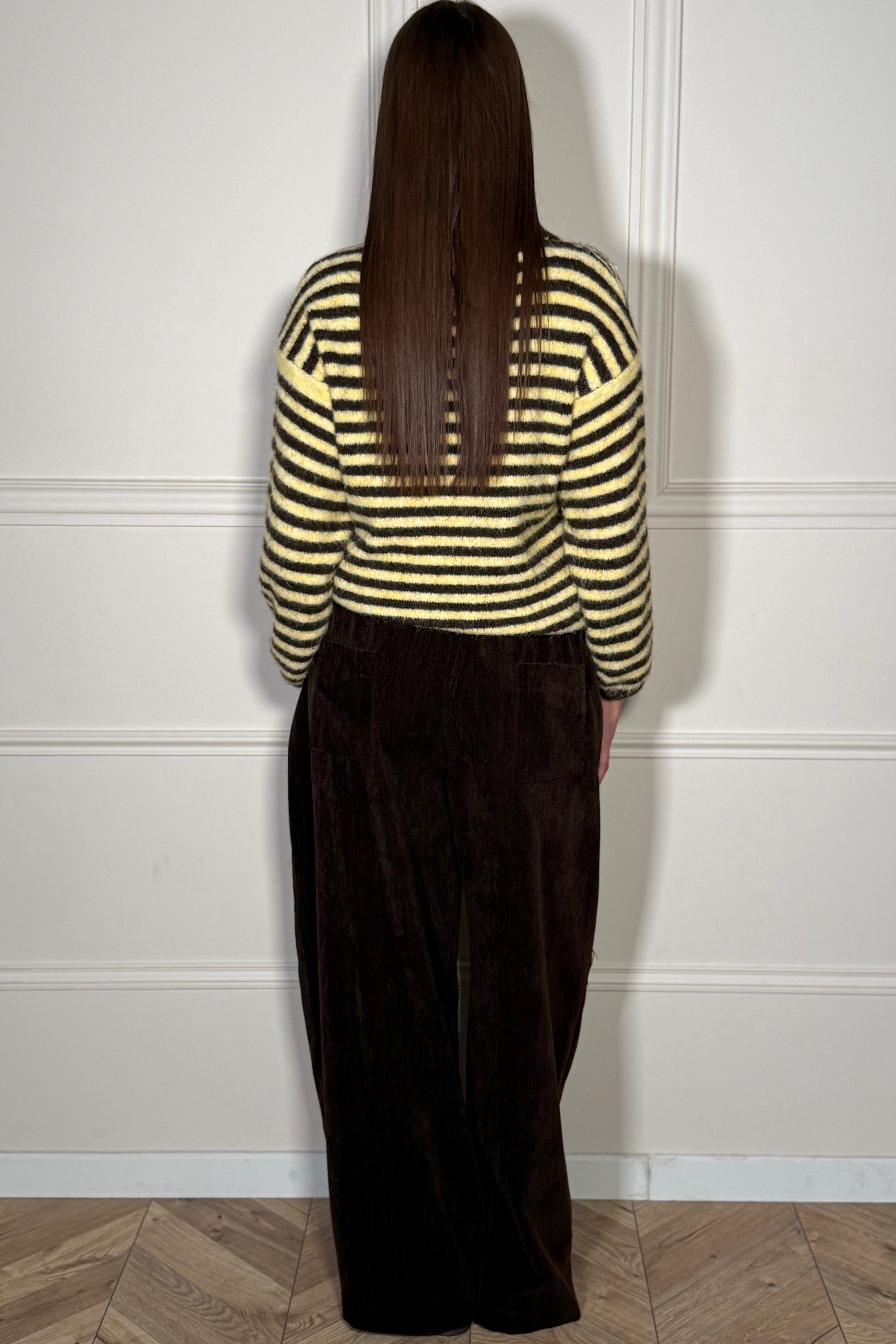 Pantalon Velours Coupe Ballon Femme - Confort & Style