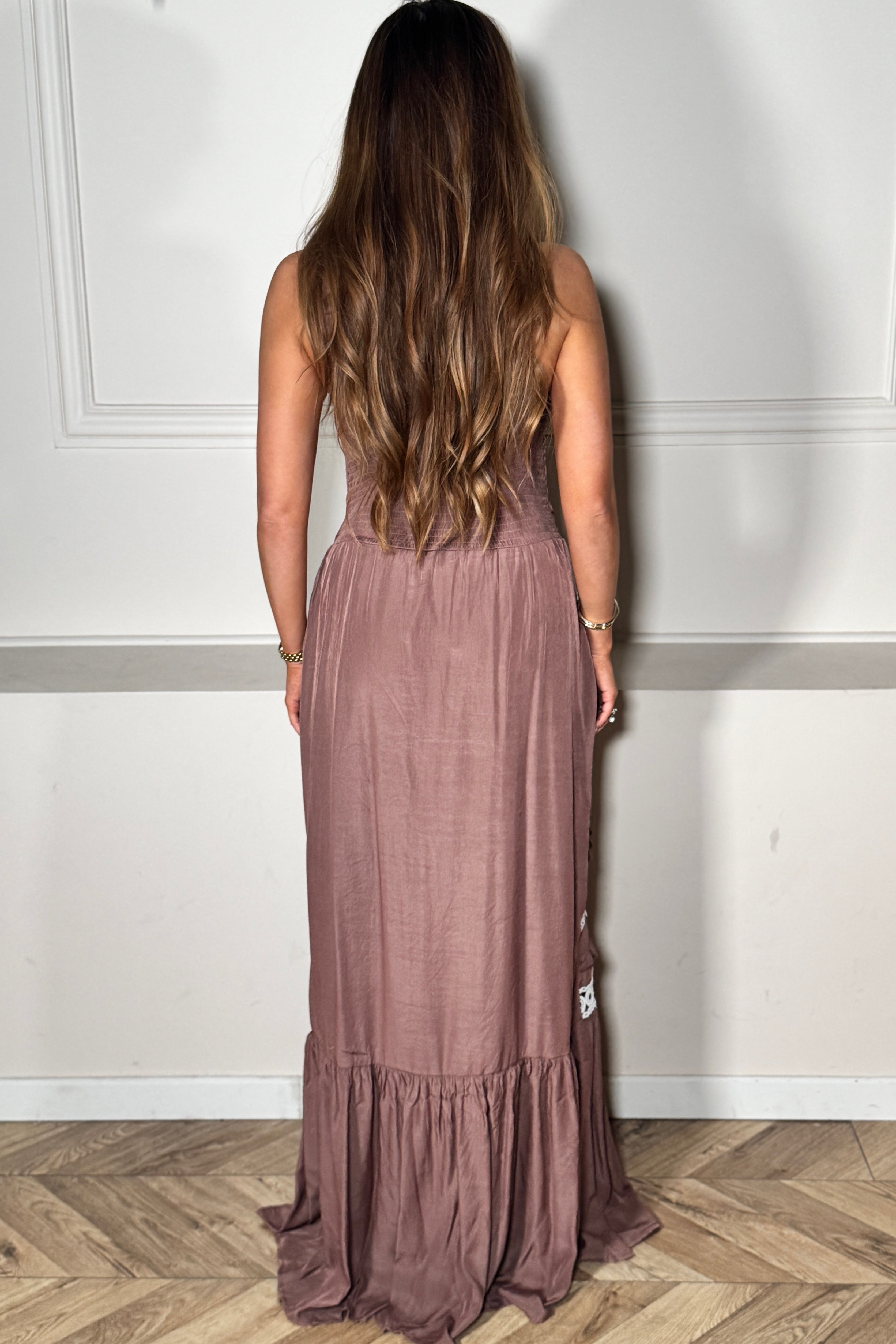 Robe Bohème Crochets Femme - Élégance Romantique