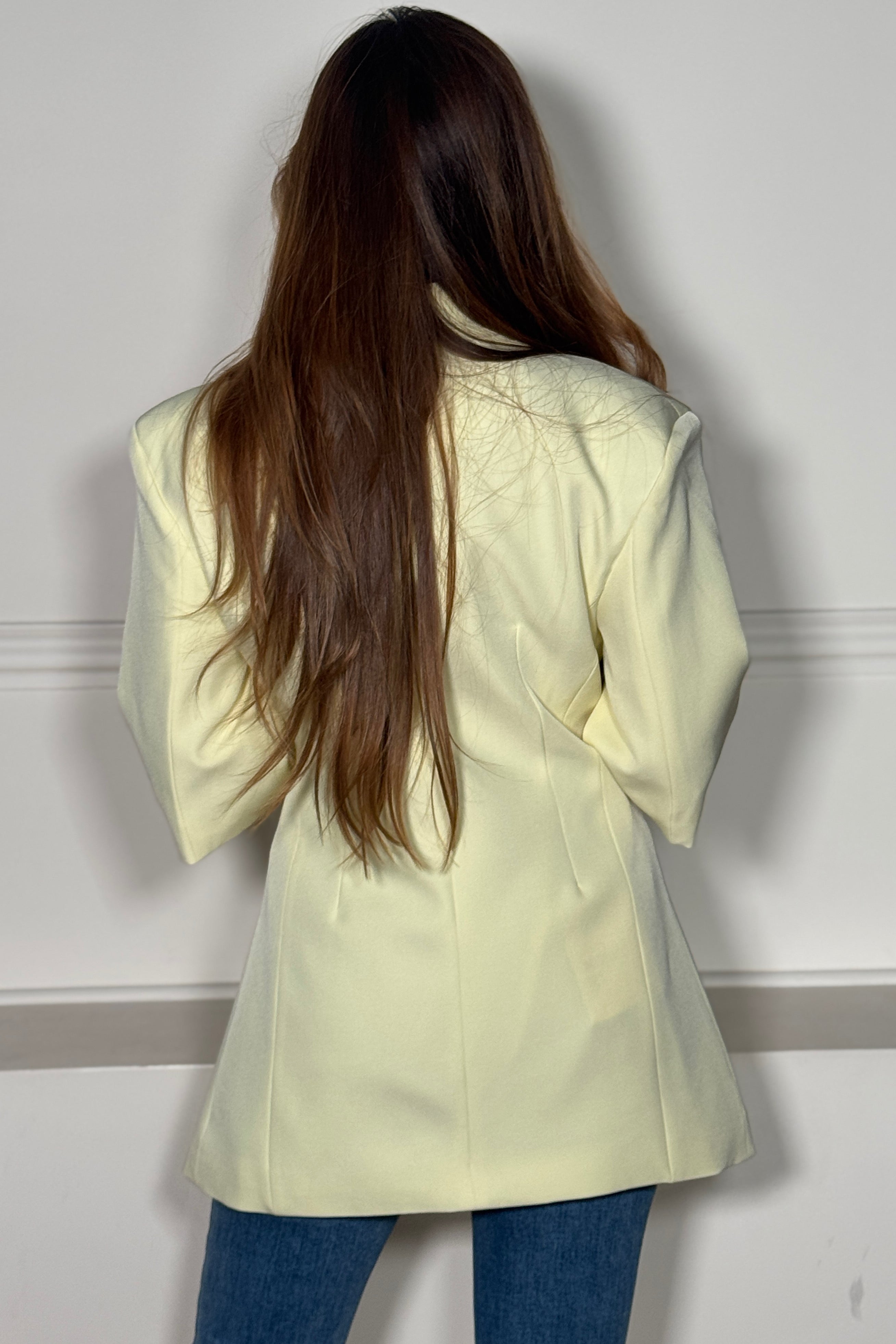 Blazer Boutons Cintré Manches Courtes Femme - Élégance Estivale