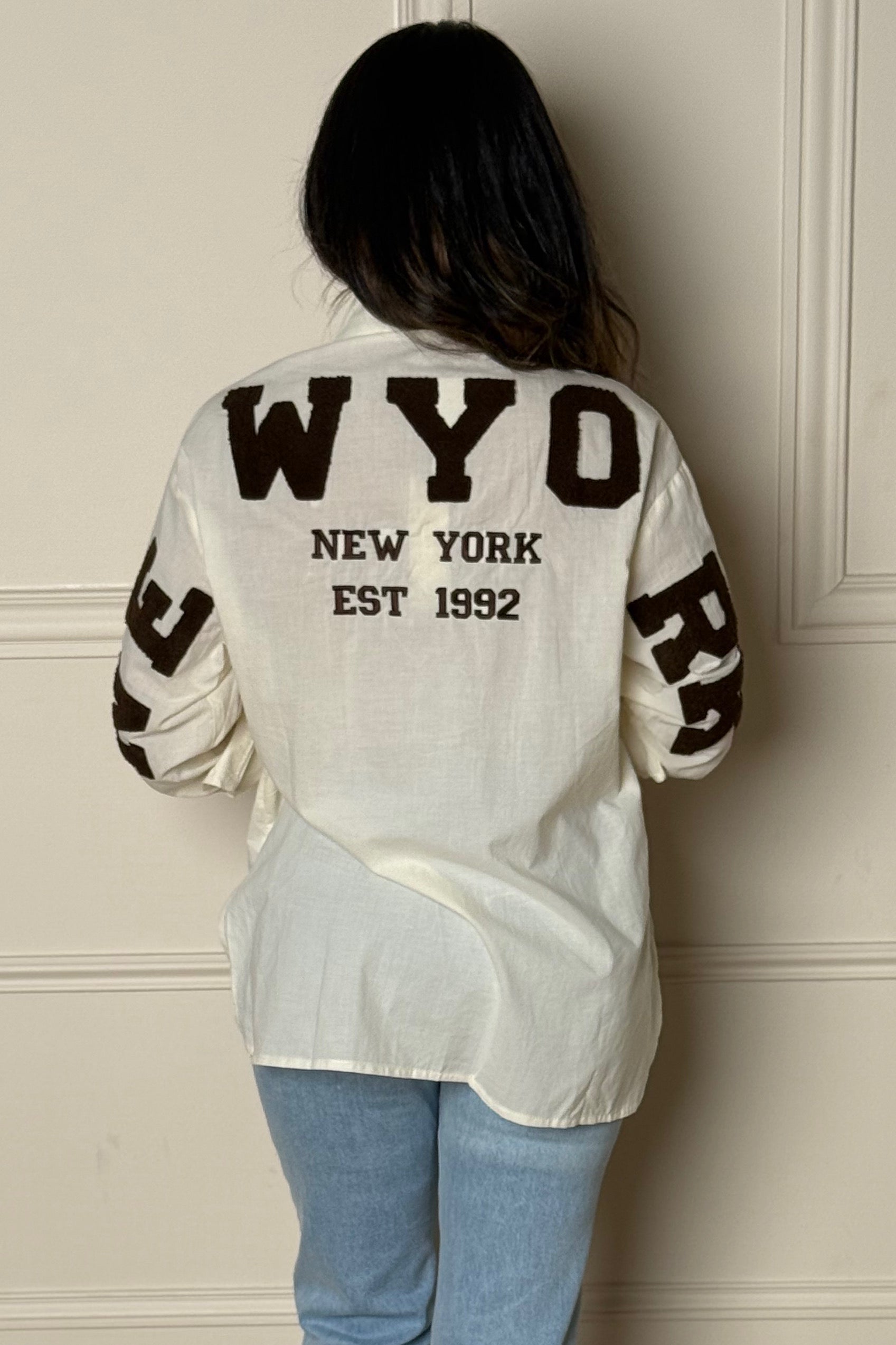 Chemise Ample Femme Style NY Minimaliste Oversize