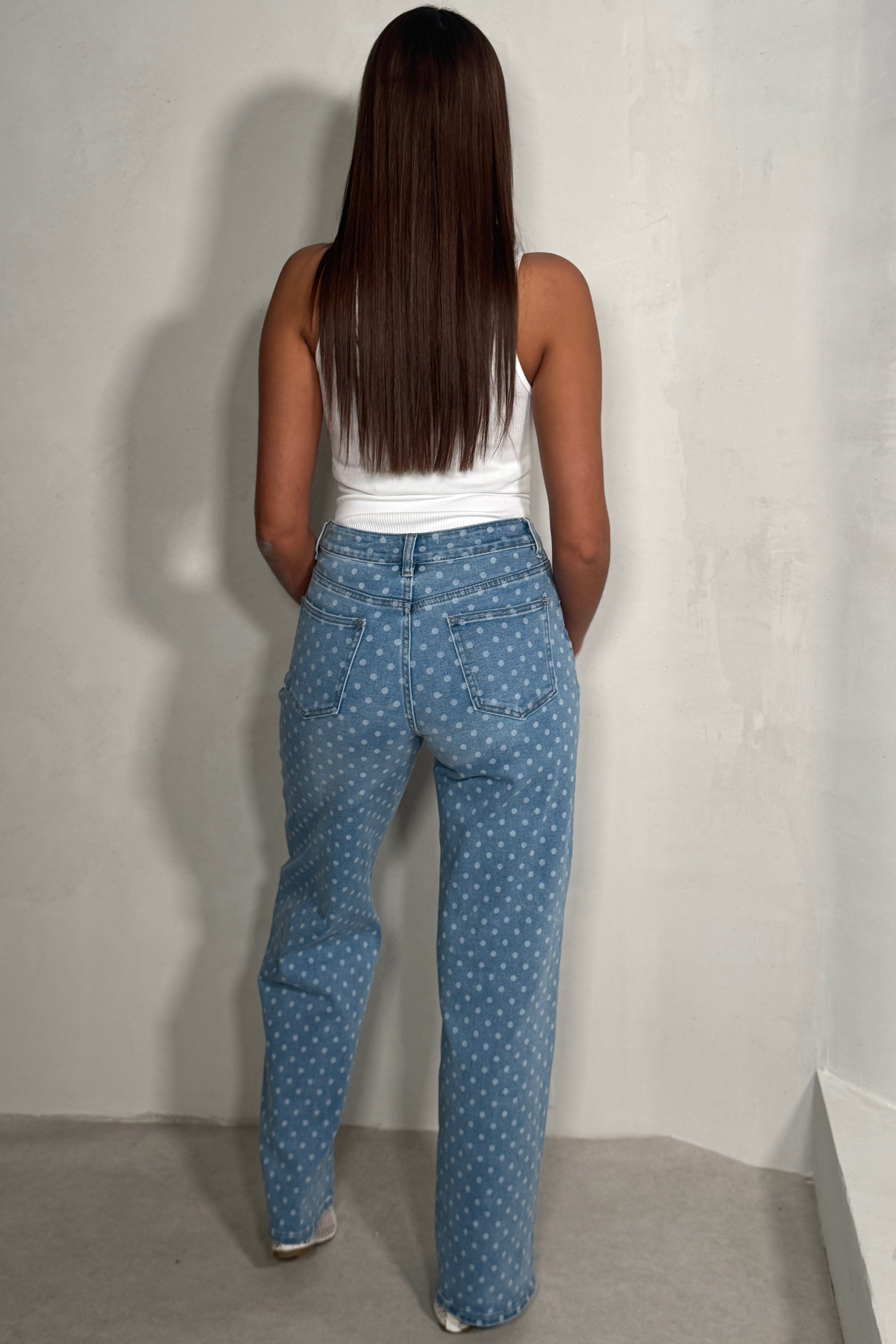 Jean à Pois Femme | Denim Imprimé & Original