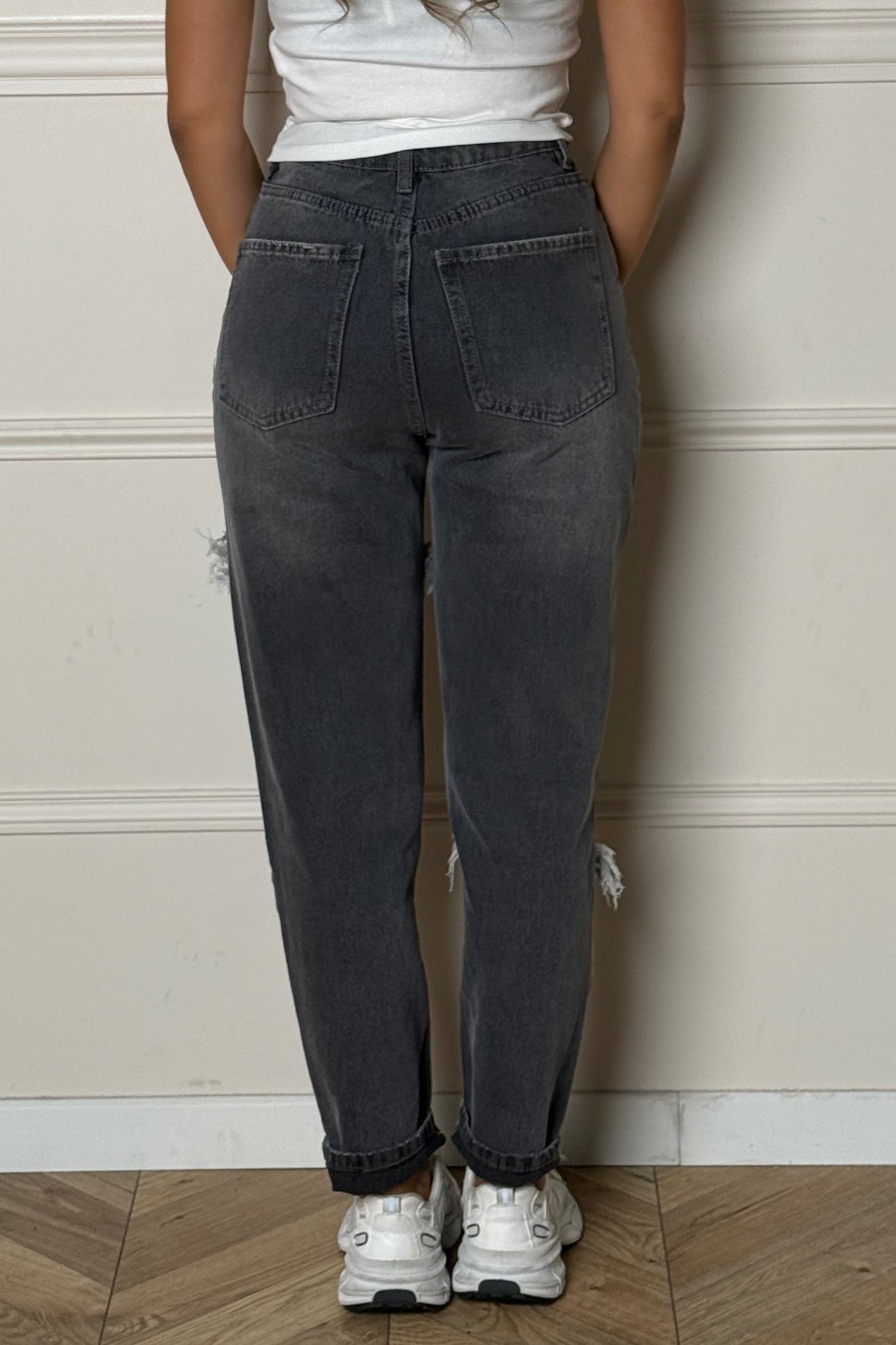 Jeans Femme Déstructuré Destroy - Style Grunge Chic Moderne