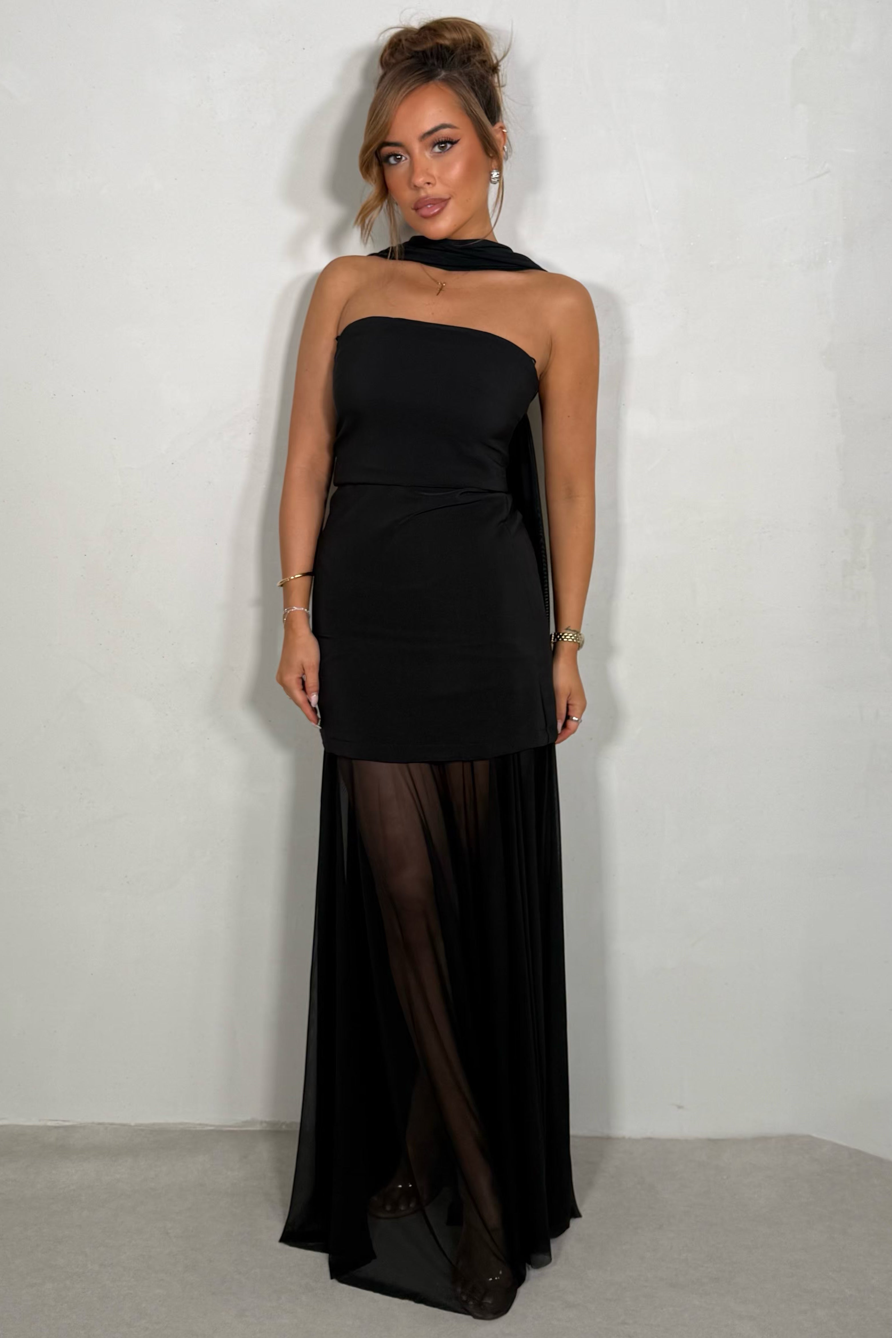 Robe bustier avec encolure femme