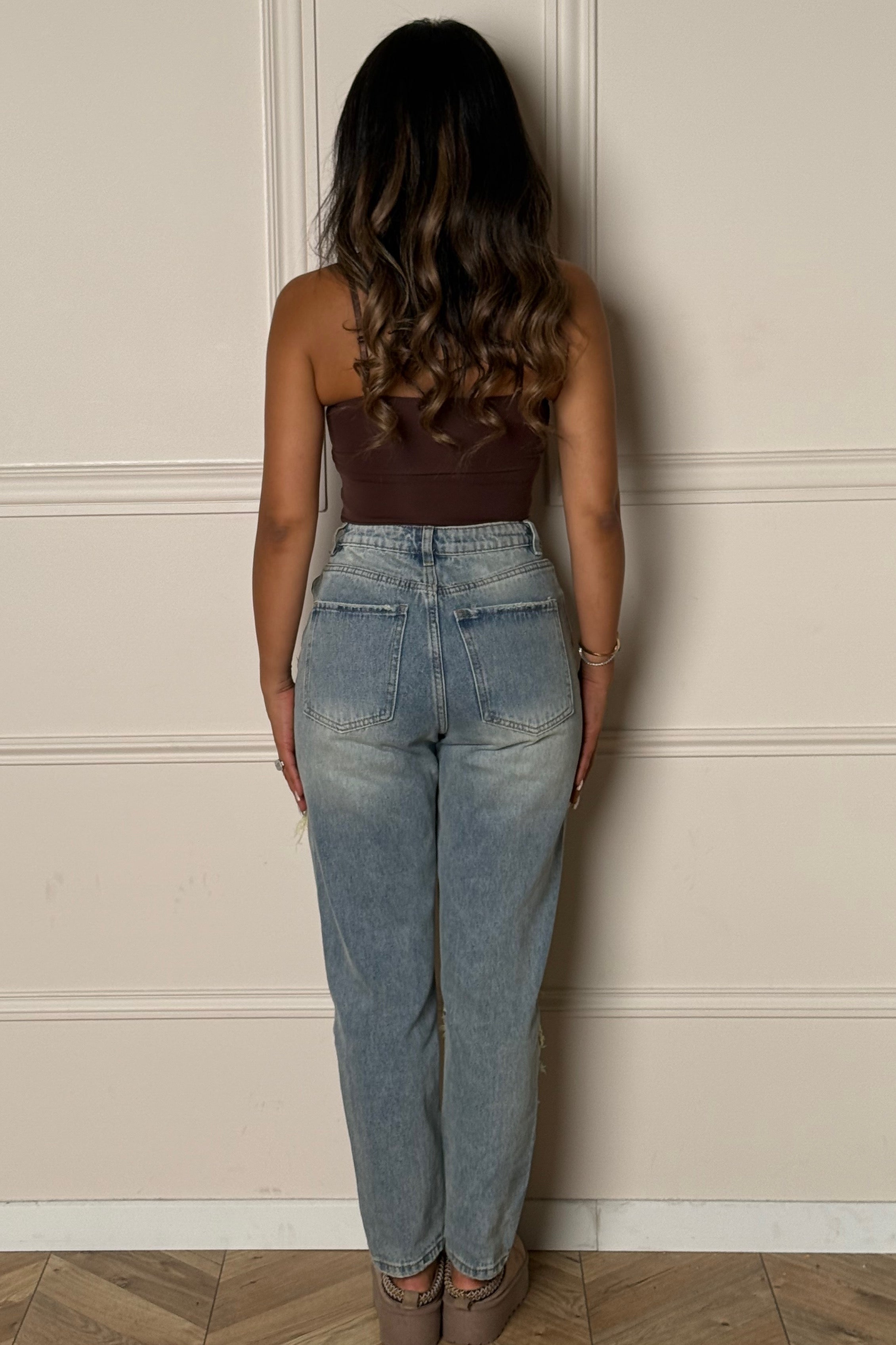 Jeans Femme Déstructuré Destroy - Style Grunge Chic Moderne