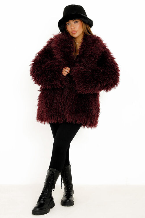 Manteau Pilou Effet Puff