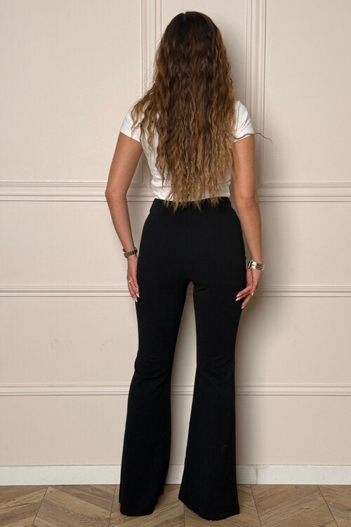 Pantalon Pattes d'Eph Taille Haute