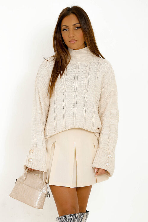 Pull Manches Boutonnées