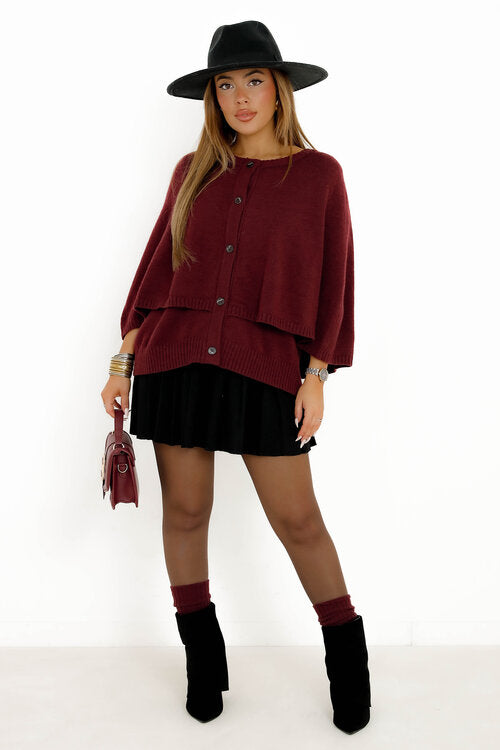 Cape Gilet en Maille