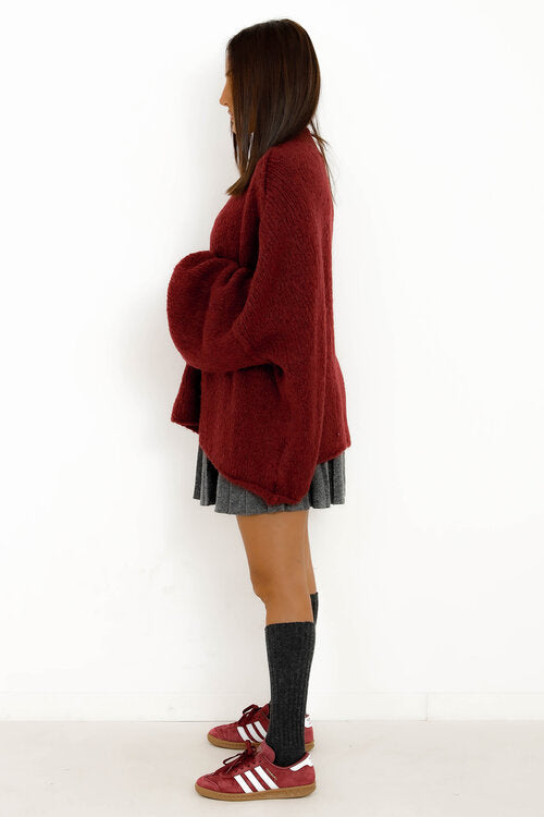 Jupe Plissée en Maille Femme