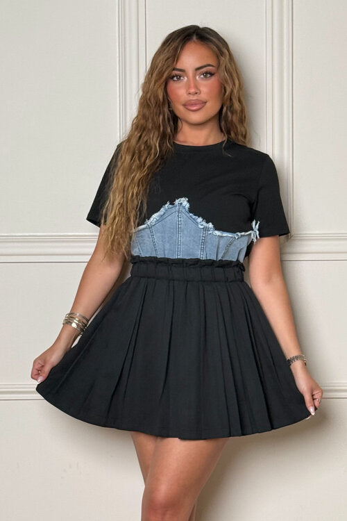 Tee Shirt Denim Bimatière