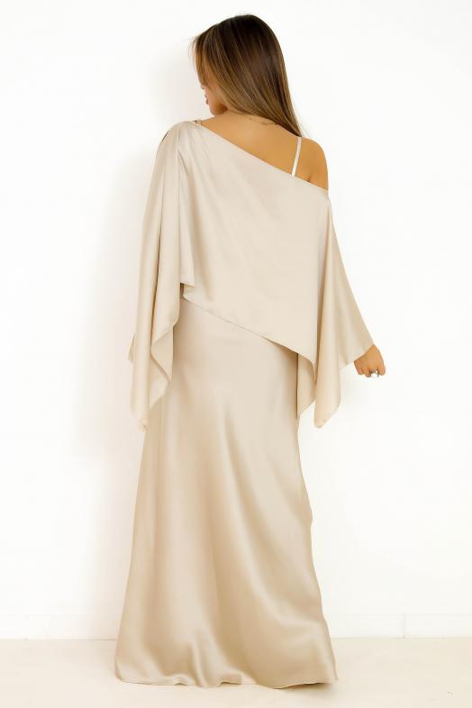 Ensemble Robe + Cape Destructurée Femme