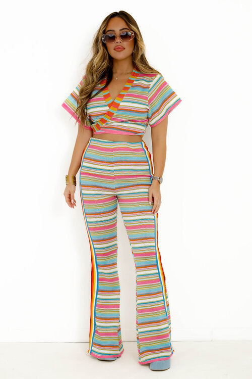 Ensemble Top + Pantalon Fendu Coachella