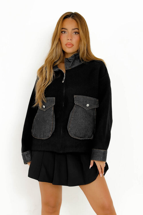 Gilet Bimatière + Denim Femme