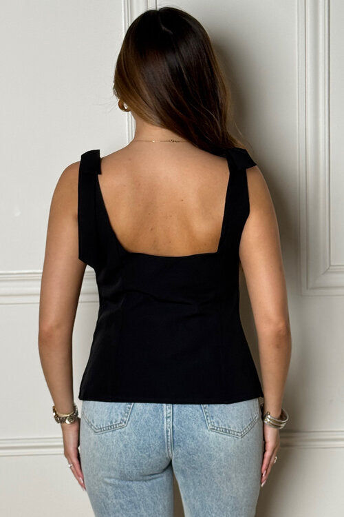 Top Bretelles à Laçage Femme
