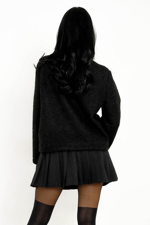 Veste Pilou Bouton Fleur Gold
