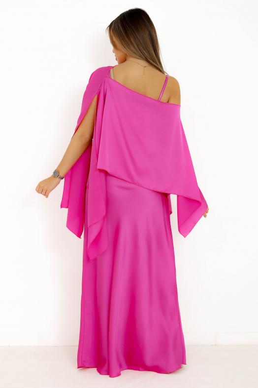Ensemble Robe + Cape Destructurée Femme