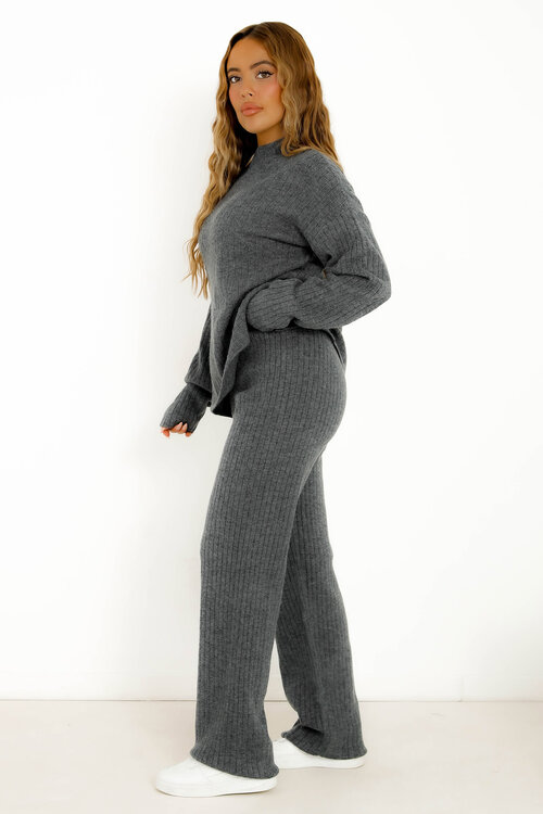 Ensemble Côtelé Pull + Pantalon