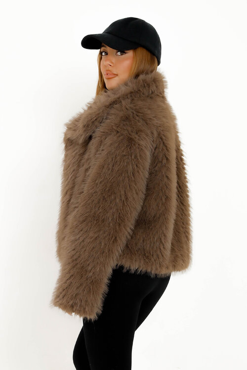 Manteau Court Fur Vegan