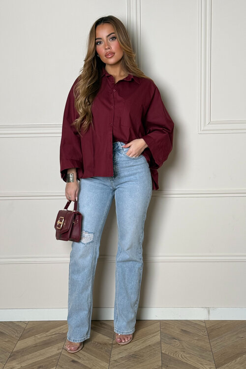 Chemise Courte Oversize