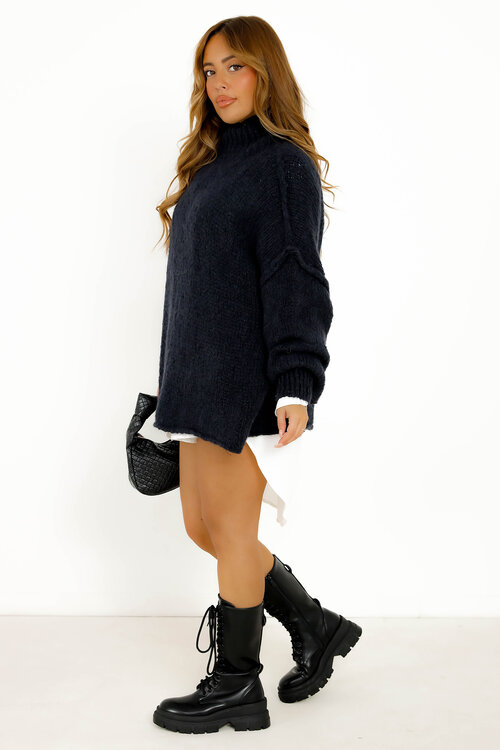 Pull Oversize Col Montant