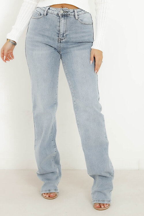 Jeans Coupe Droite Extra Long