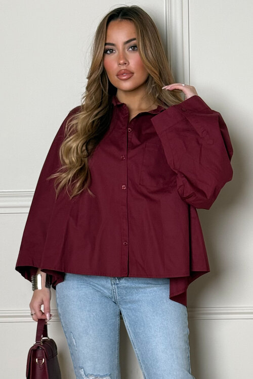 Chemise Courte Oversize