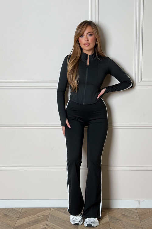 Ensemble Liserés Gilet + Pantalon Evasé