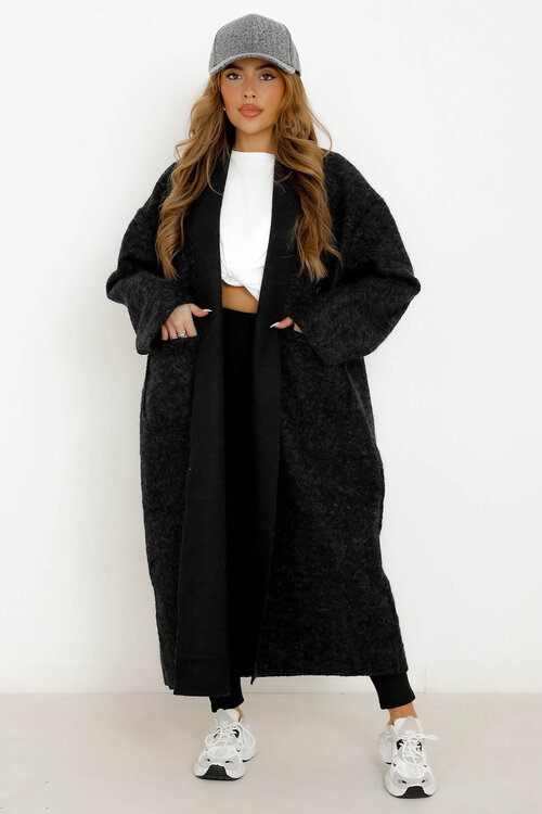 Manteau Pilou Oversize + Poches