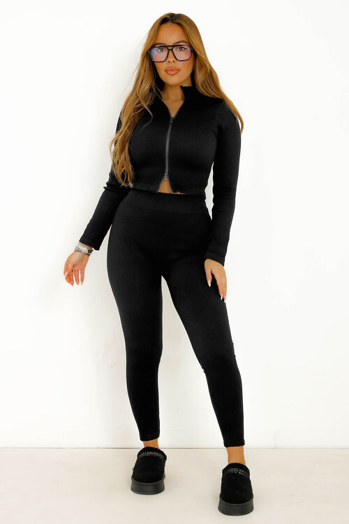 Ensemble Gilet Zip + Legging Gainant