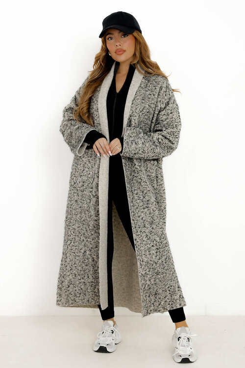 Manteau Pilou Oversize + Poches