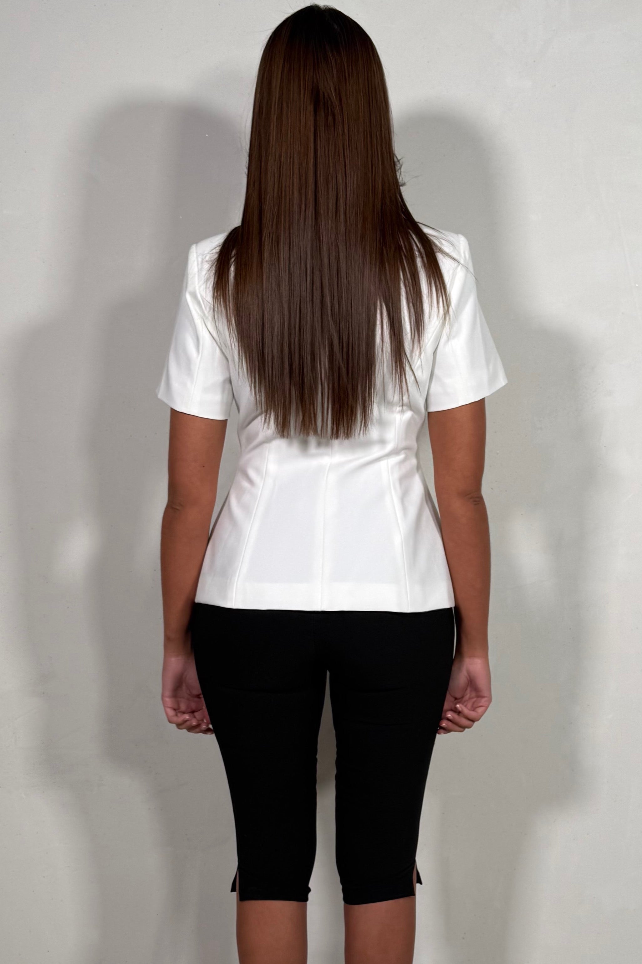 Pantalon Capri Femme Pantacourt Ajusté Coupe Slim