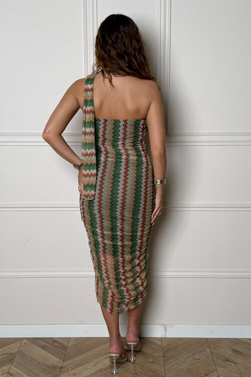 Robe Colorée Zig Zag + Challe