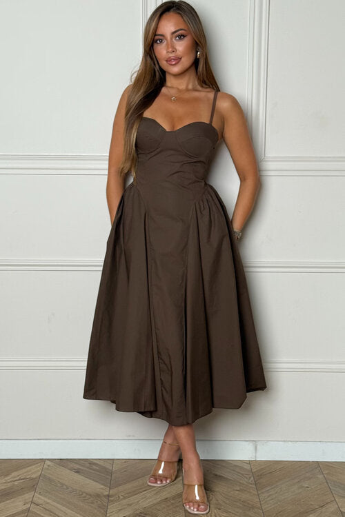 Robe Bouffantes à Coques Femme