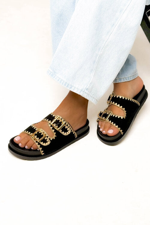 Sandales Suédine Couture