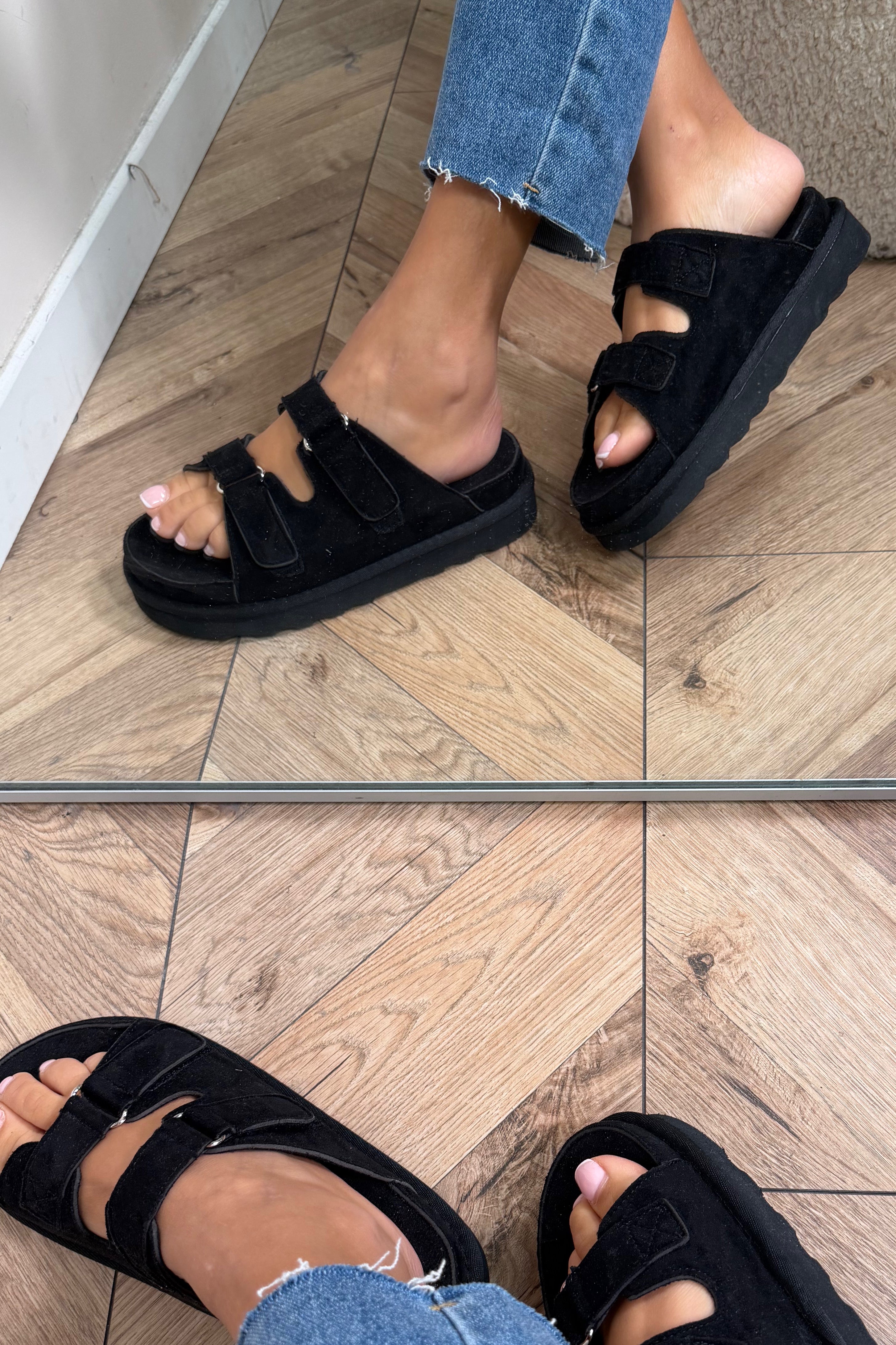 Sandales + Sangles Scratch Femme