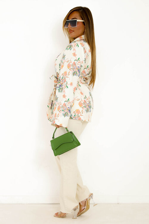 Blazer Imprimé + Ceinture